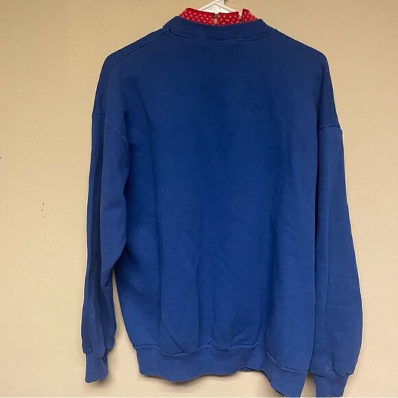 Vintage Gopher Christmas Cat Themed Pullover Sweatshirt Size XL - Picture 3 of 5